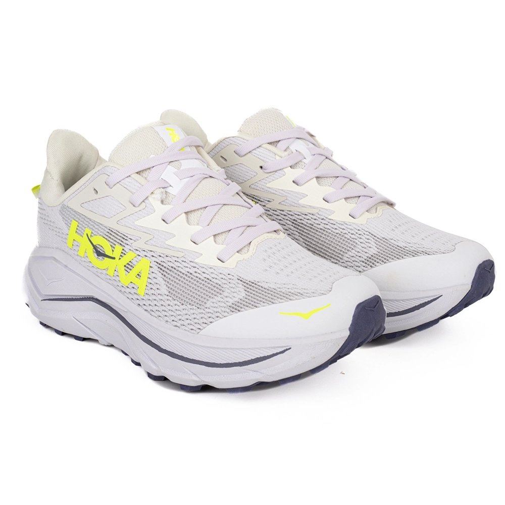 HOKA Challenger 8 White Neon Citrus ,HOKA SNEAKERS