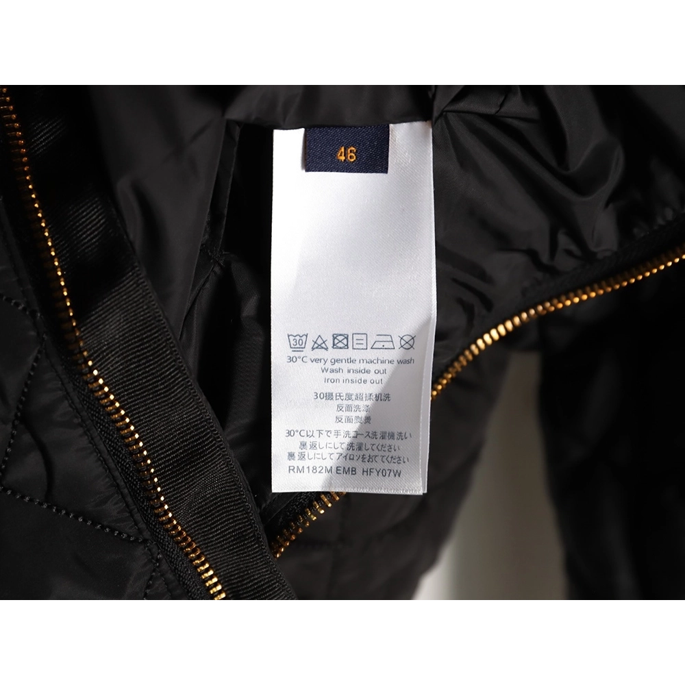 Louis Vuitton Three-flower patterned full-coverage embroidered cotton coat,Louis Vuitton