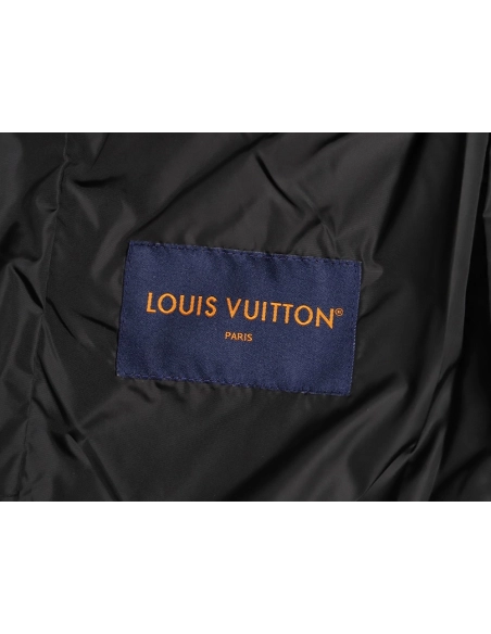 Louis Vuitton Three-flower patterned full-coverage embroidered cotton coat,Louis Vuitton