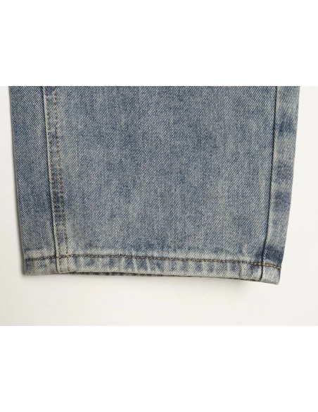 Chrome Hearts Cross Embroidered Washed Jeans,Chrome Hearts