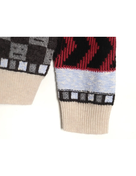 Acne Studios patchwork crew neck sweater,Acne Studios