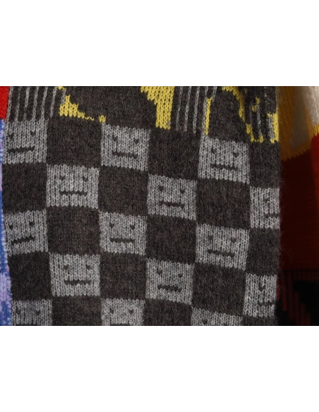 Acne Studios patchwork crew neck sweater,Acne Studios