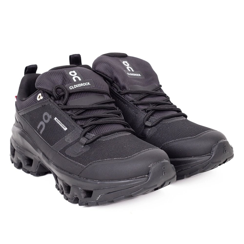 ON Cloudrock Low Waterproof Triple Black,ON SNEAKERS