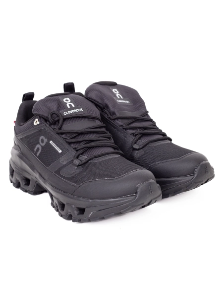 ON Cloudrock Low Waterproof Triple Black,ON SNEAKERS