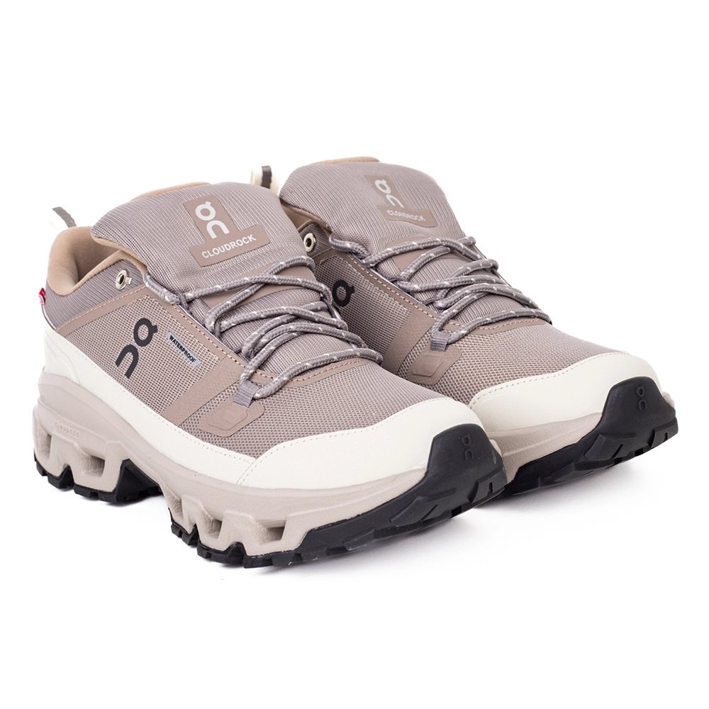 ON Cloudrock Low Waterproof Cinder Fog,ON SNEAKERS