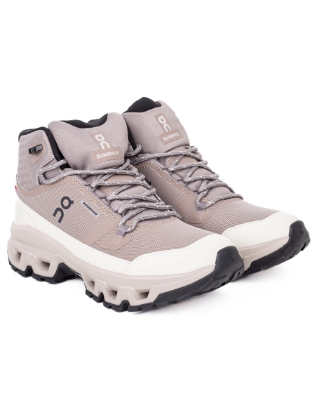 ON Cloudrock Mid Waterproof Cinder Fog,ON SNEAKERS
