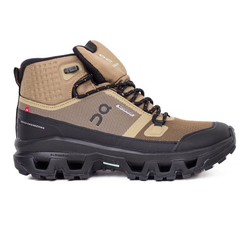 ON Cloudrock Mid Waterproof  Hunter Black,ON SNEAKERS