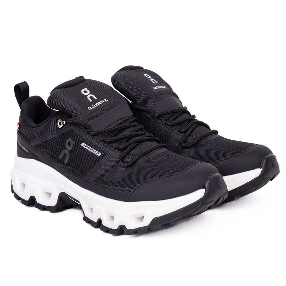 ON Cloudrock Low Waterproof Black White,ON SNEAKERS