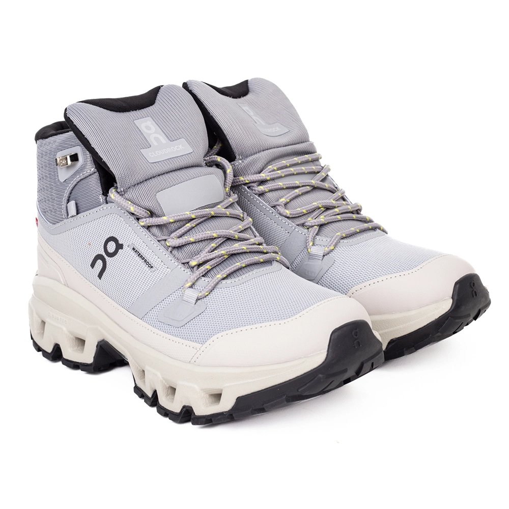 ON Cloudrock Mid Waterproof Alloy Ice,ON SNEAKERS