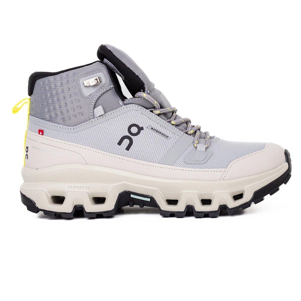 ON Cloudrock Mid Waterproof Alloy Ice,ON SNEAKERS