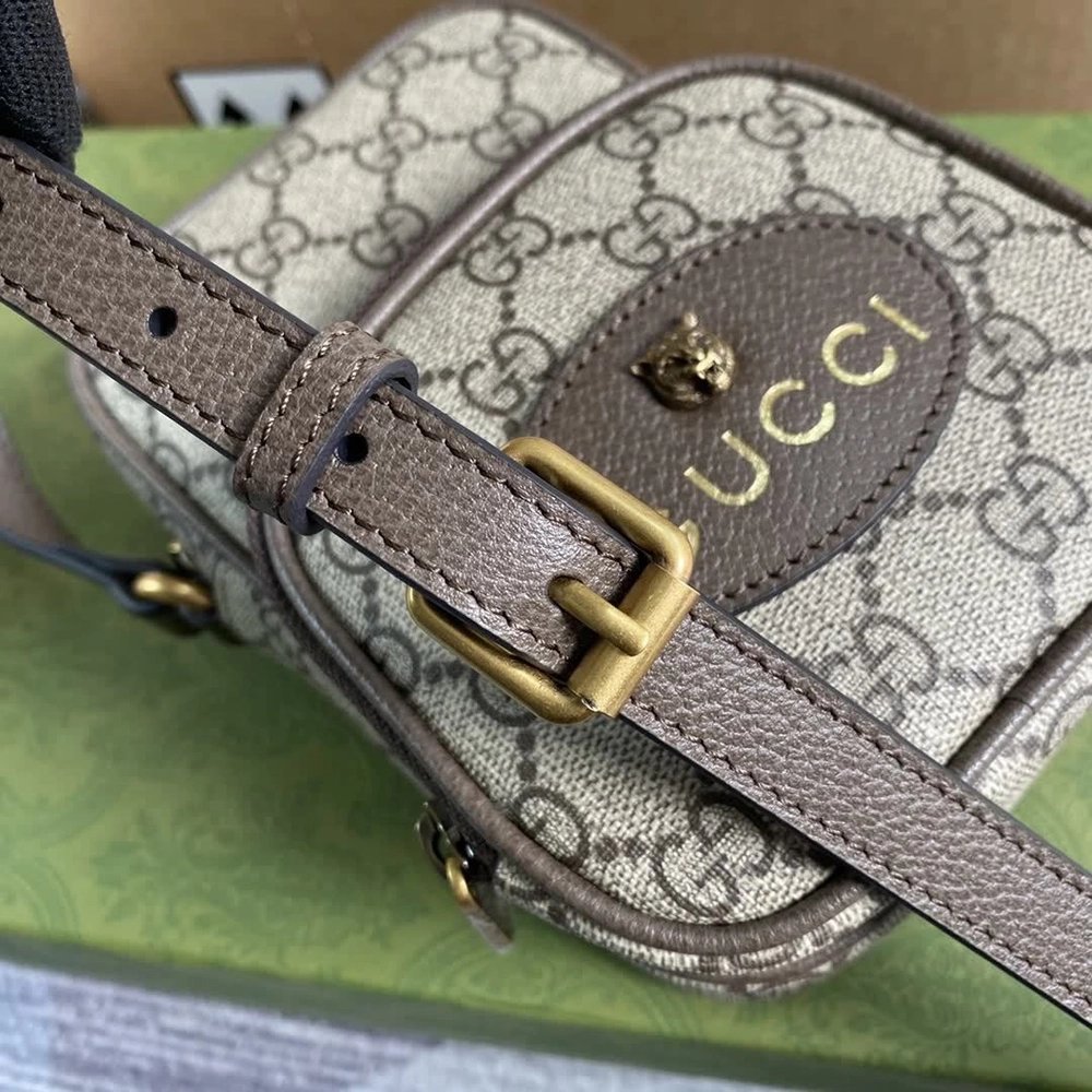 Gucci Neo Vintage GG Supreme Small Crossbody 658556 12X16X7cm,Gucci Bags