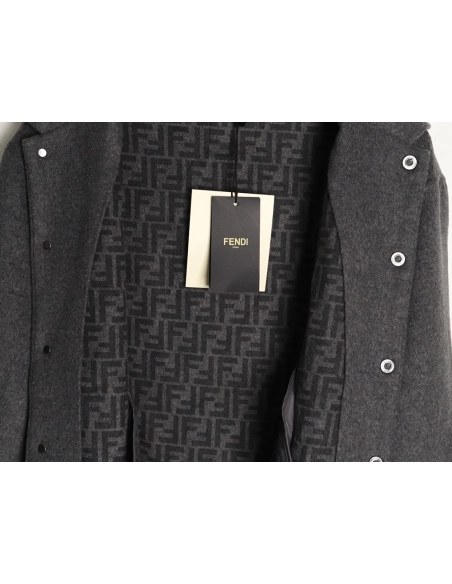 Fendi FF Wool Lined Jacket,Fendi