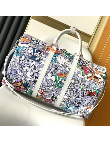 Louis Vuitton Keepall Bandouliere 50 Multicolor M21863 50X29X23cm,Louis Vuitton Bags