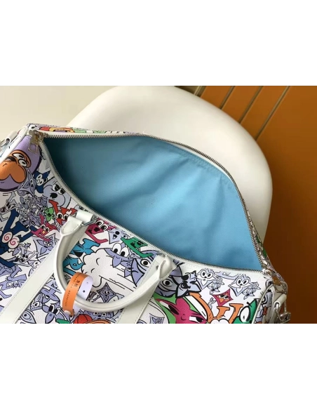 Louis Vuitton Keepall Bandouliere 50 Multicolor M21863 50X29X23cm,Louis Vuitton Bags