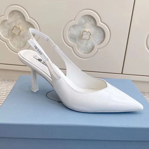 Prada Slingback Pumps H:7.5cm,PRADA SNEAKER