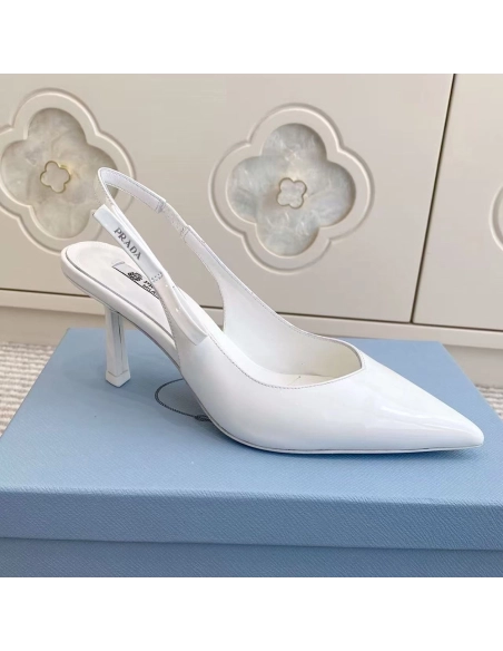 Prada Slingback Pumps H:7.5cm,PRADA SNEAKER