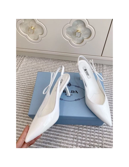 Prada Slingback Pumps H:7.5cm,PRADA SNEAKER
