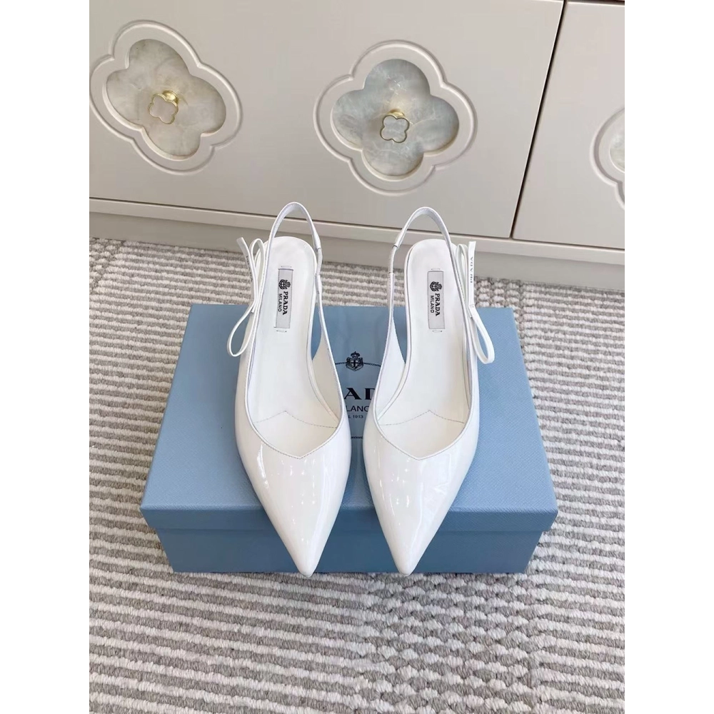 Prada Slingback Pumps H:7.5cm,PRADA SNEAKER