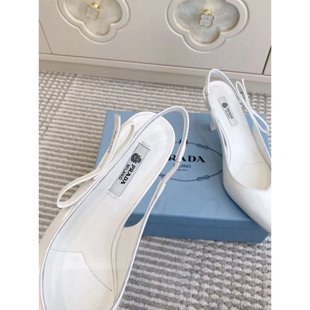 Prada Slingback Pumps H:7.5cm,PRADA SNEAKER