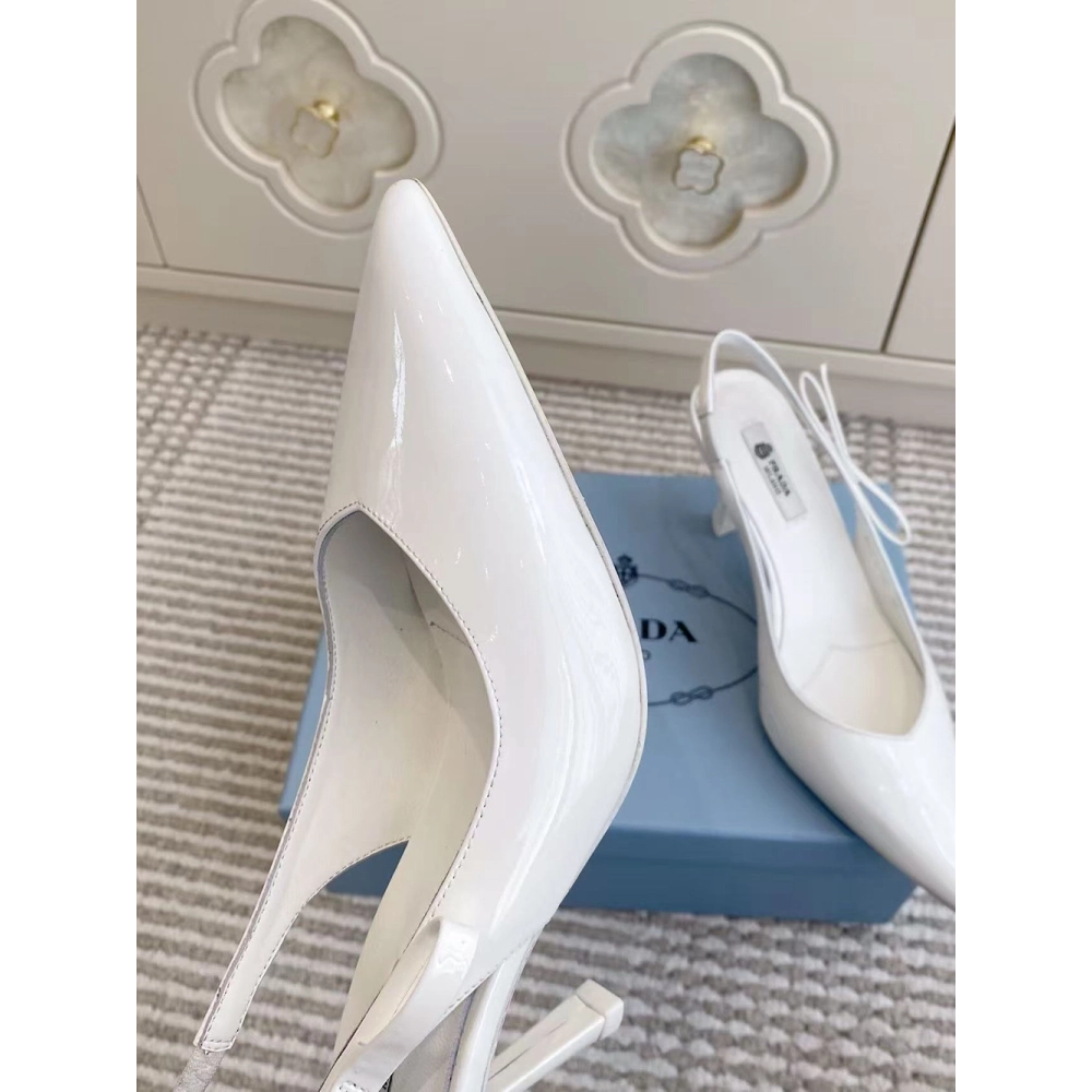 Prada Slingback Pumps H:7.5cm,PRADA SNEAKER