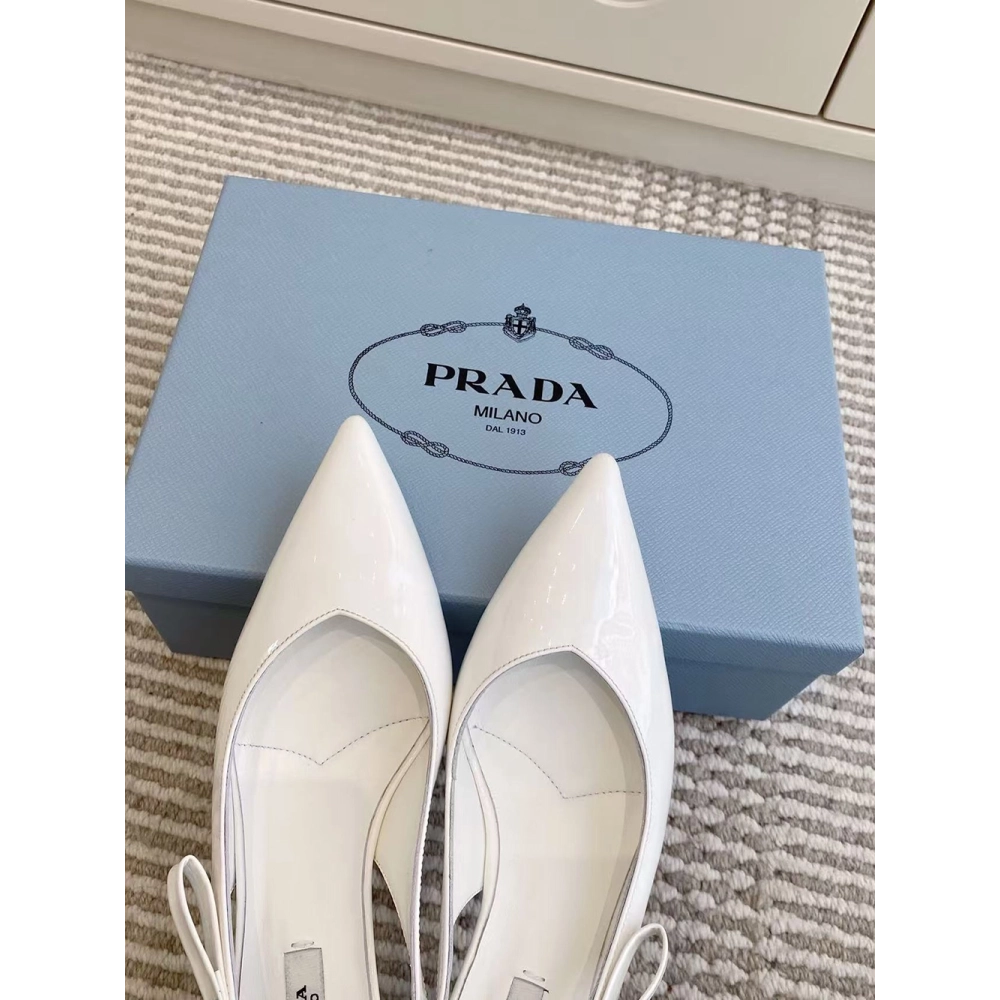 Prada Slingback Pumps H:7.5cm,PRADA SNEAKER