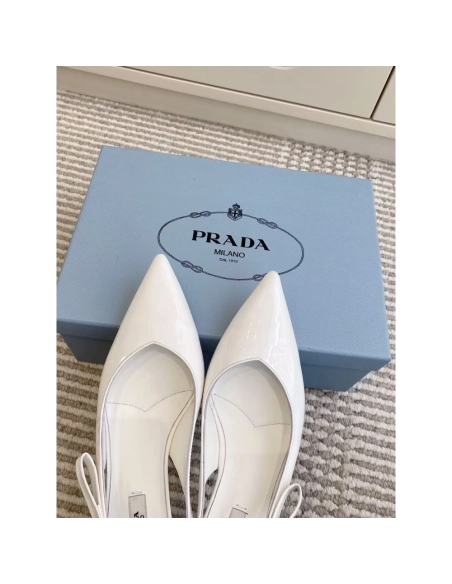 Prada Slingback Pumps H:7.5cm,PRADA SNEAKER