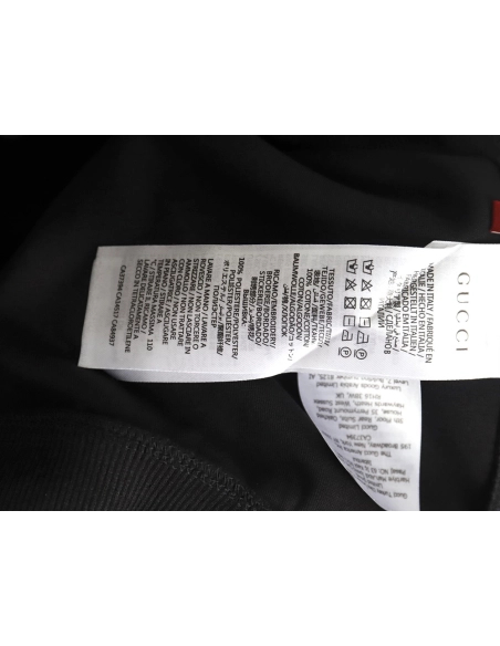 Gucci Slogan Embroidered Space Cotton Zip-Up Hoodie,Gucci