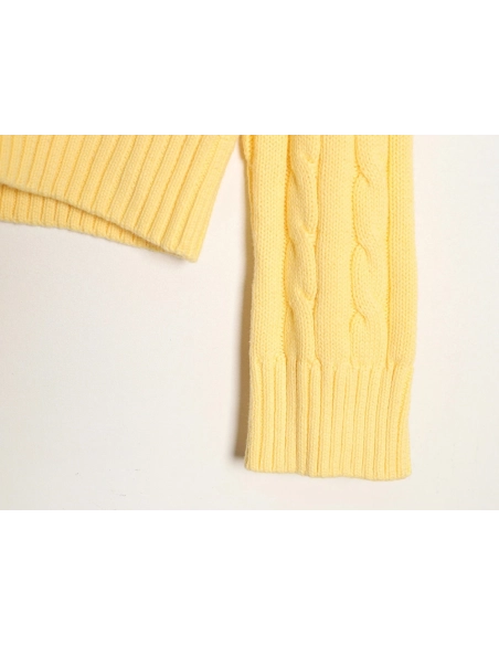 Ralph Lauren small logo knit V-neck sweater,Ralph Lauren