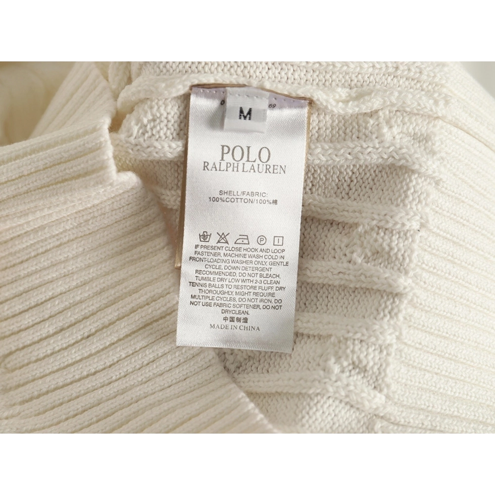 Ralph Lauren Womens Cable Knit V-Neck Sweater TSK1,Ralph Lauren