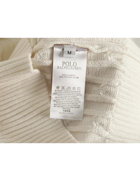 Ralph Lauren Womens Cable Knit V-Neck Sweater TSK1,Ralph Lauren