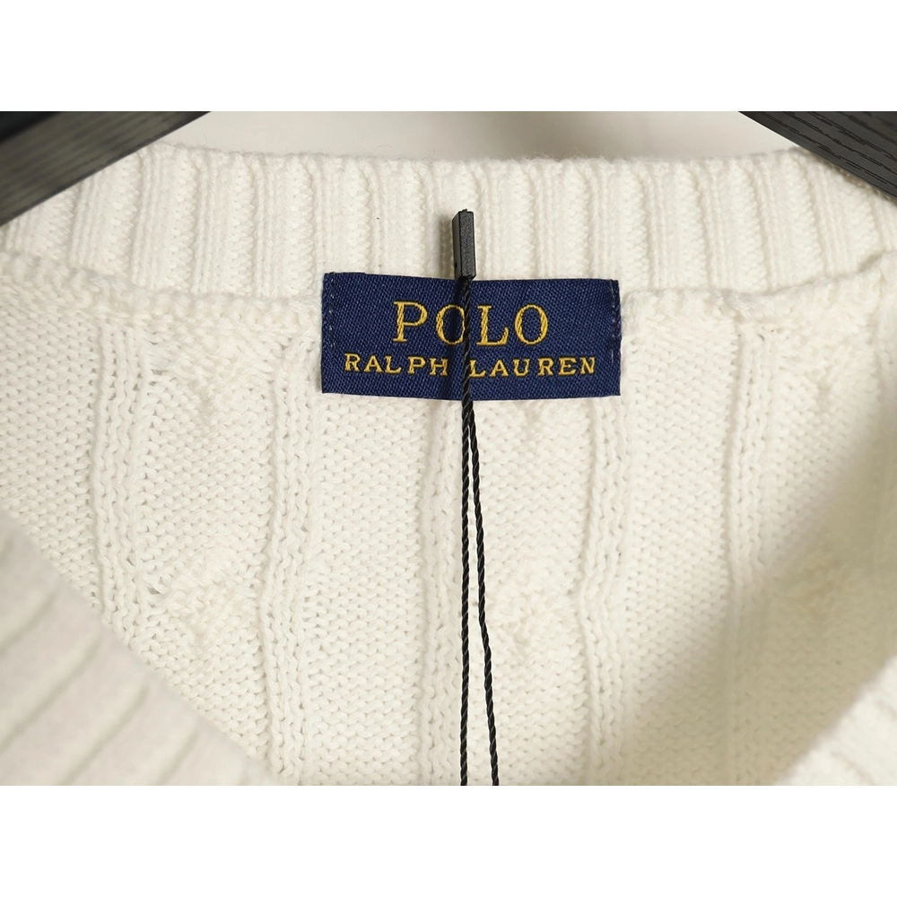 Ralph Lauren Womens Cable Knit V-Neck Sweater TSK1,Ralph Lauren