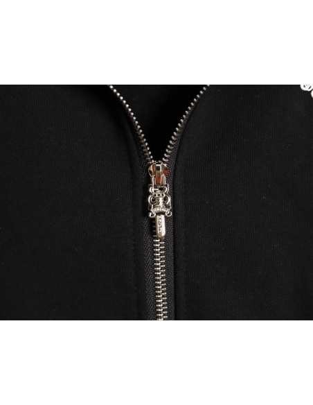 Chrome Hearts Red Cross Print Zip-Up Jacket,Chrome Hearts