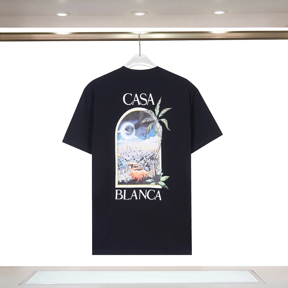 Casablanca La Night Printed T-Shirt,Casablanca