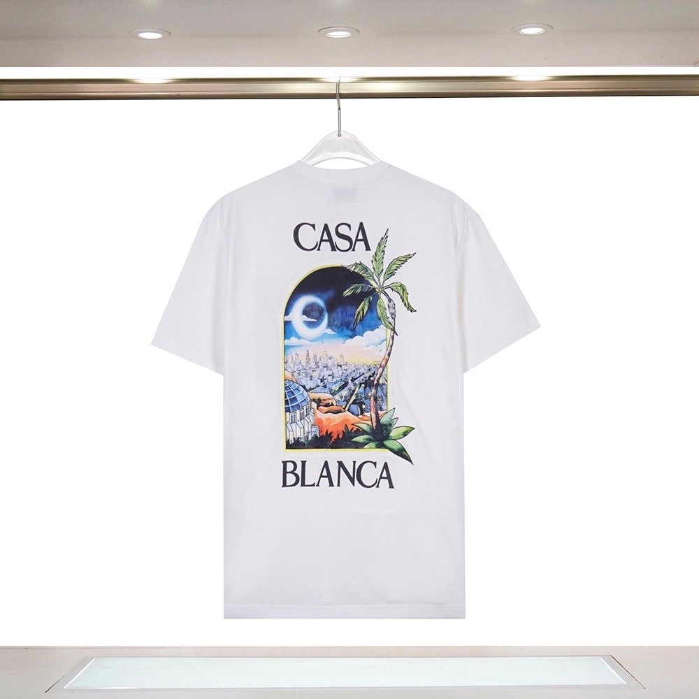 Casablanca La Night Printed T-Shirt,Casablanca