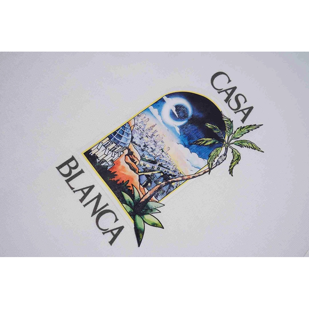 Casablanca La Night Printed T-Shirt,Casablanca