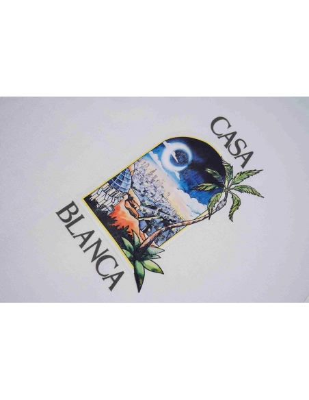 Casablanca La Night Printed T-Shirt,Casablanca