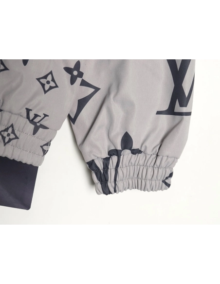 Louis Vuitton patchwork monogram all-over print zip-up trench coat,Louis Vuitton