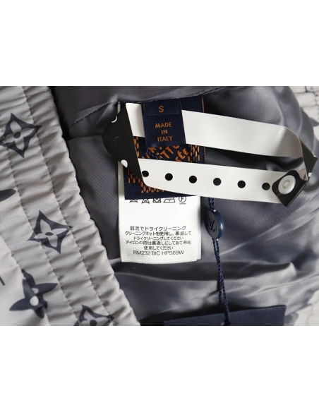 Louis Vuitton patchwork monogram all-over print zip-up trench coat,Louis Vuitton