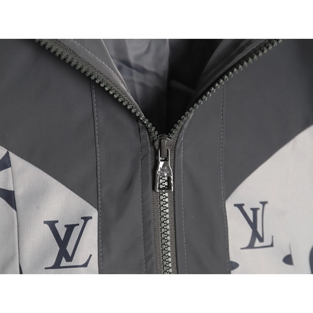 Louis Vuitton patchwork monogram all-over print zip-up trench coat,Louis Vuitton