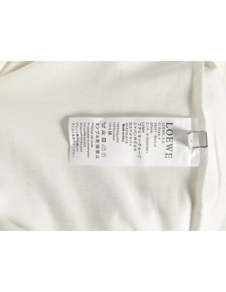 Loewe Pocket Logo Embroidered ShortSleeve TShirt,Loewe T Shirt,Tshirt,APPAREL