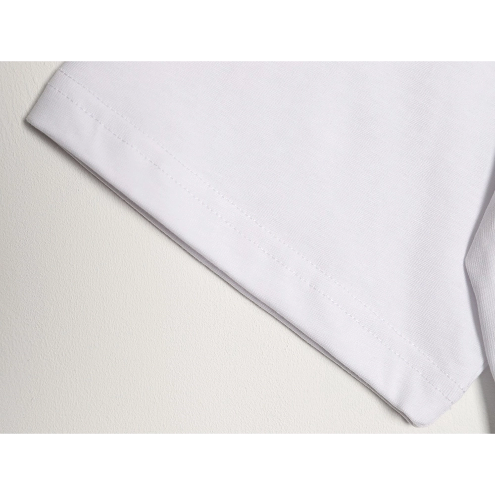 Dior CD Slogan Embroidered Logo ShortSleeve TShirt,Dior T Shirt,Tshirt,APPAREL