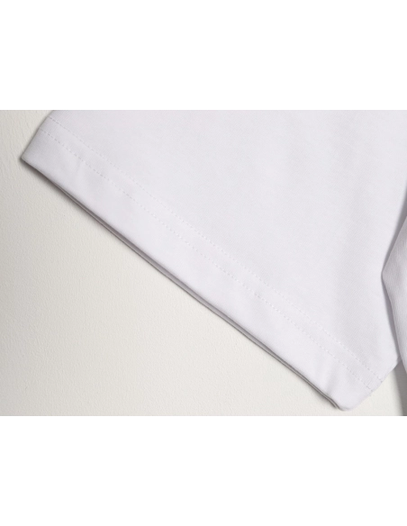 Dior CD Slogan Embroidered Logo ShortSleeve TShirt,Dior T Shirt,Tshirt,APPAREL