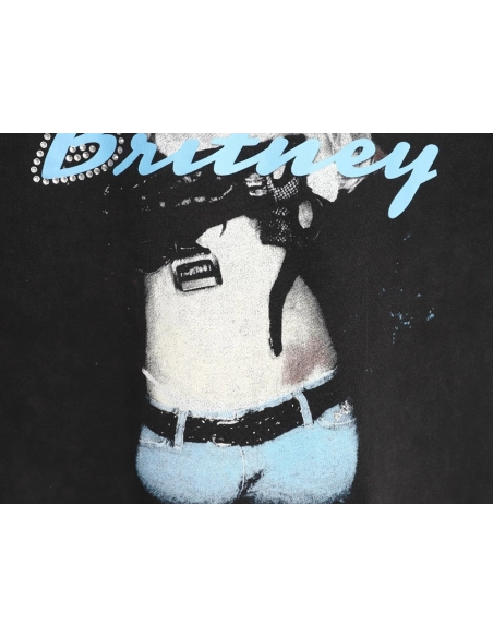 Balenciaga Britney Spears Washed Crew Neck ShortSleeve TShirt,Balenciaga T Shirt,Tshirt,APPAREL