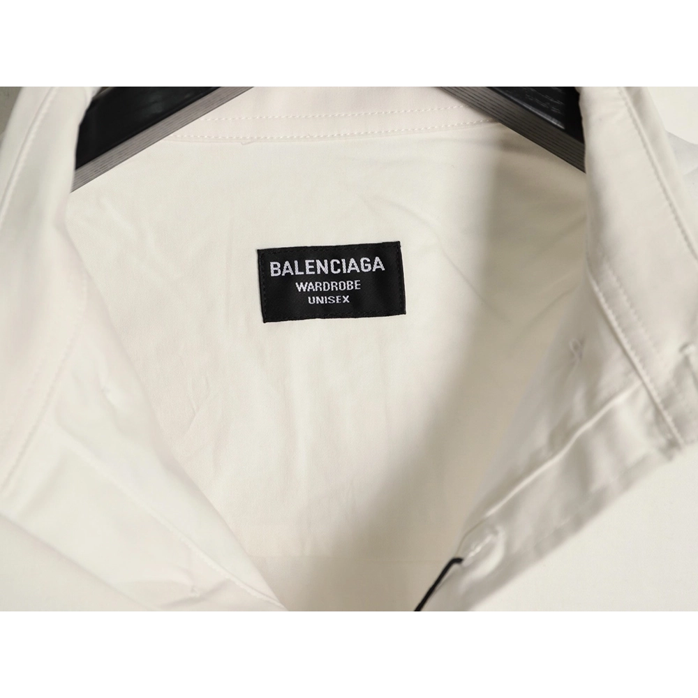 Balenciaga Back Rhinestone Letter Logo Back LongSleeve Shirt,Balenciaga Shirt,Shirt,APPAREL