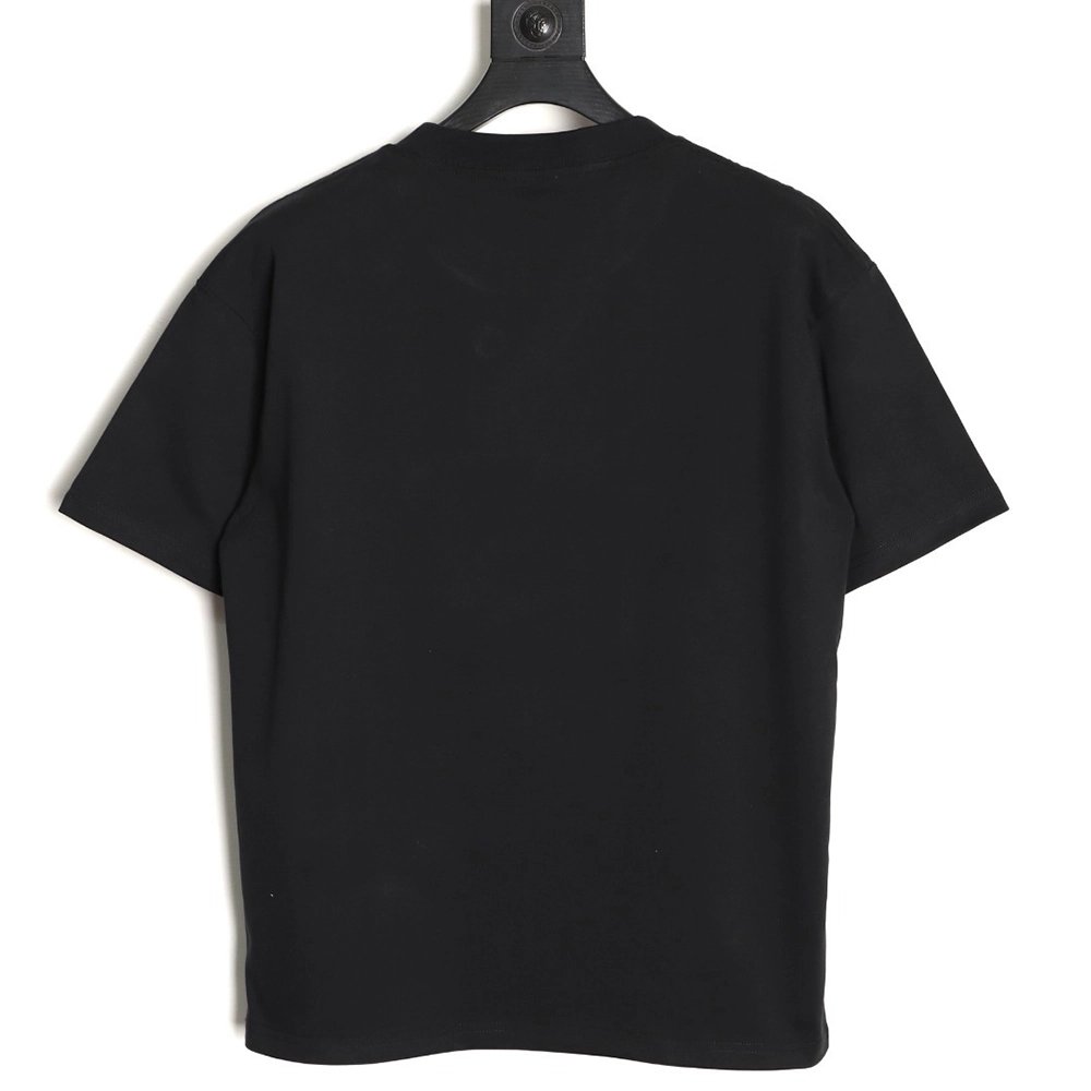 Dior CD Slogan Embroidered Logo ShortSleeve TShirt,Dior T Shirt,Tshirt,APPAREL