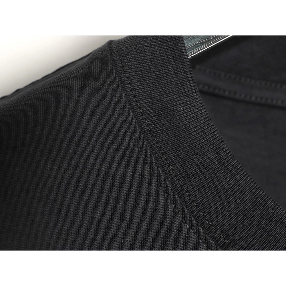 Dior CD Slogan Embroidered Logo ShortSleeve TShirt,Dior T Shirt,Tshirt,APPAREL