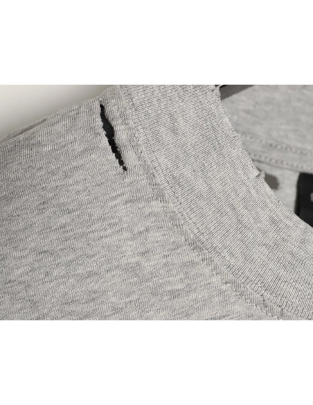 Balenciaga Earth Print Ripped ShortSleeve TShirt,Balenciaga T Shirt,Tshirt,APPAREL