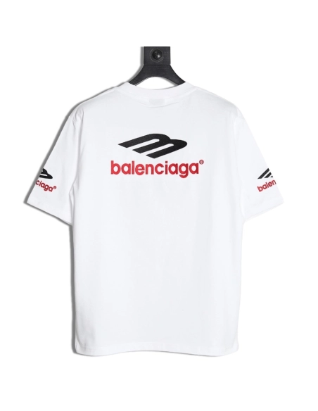 Balenciaga 3M Embroidered Letter Washed ShortSleeve TShirt,Balenciaga T Shirt,Tshirt,APPAREL