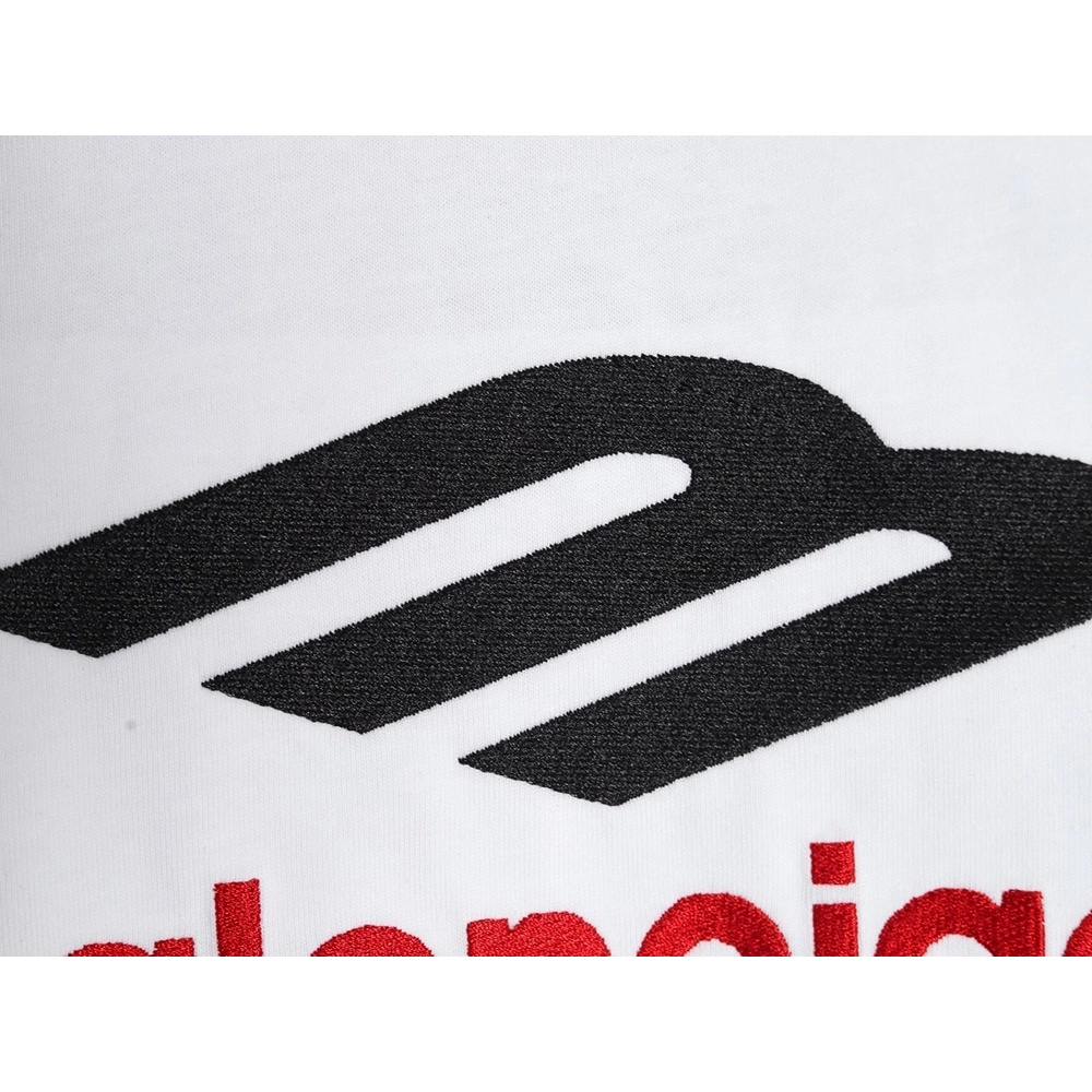 Balenciaga 3M Embroidered Letter Washed ShortSleeve TShirt,Balenciaga T Shirt,Tshirt,APPAREL