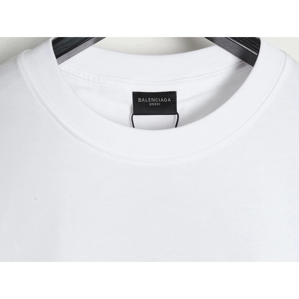 Balenciaga 3M Embroidered Letter Washed ShortSleeve TShirt,Balenciaga T Shirt,Tshirt,APPAREL